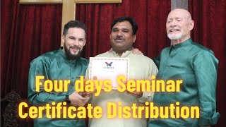 Four days Seminar Certificate Distribution  Pastor Joushua  Pastor Steven  Ps Shahzad [upl. by Allimrac758]