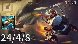 Corki ADC vs Jhin  EUW challenger  Patch 1421 [upl. by Yehudit662]