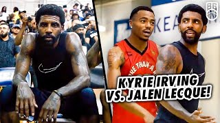 Kyrie Irving VS Jalen Lecque MoreThanARun Game Goes to the Final Seconds AllAccess Film [upl. by Ajin]