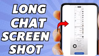 How to Take Long Screenshot of Whatsapp Chat on iPhone [upl. by Aromas]