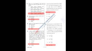 UPSC  GEOSCIENTIST PRELIMS  2024 Paper  1 Provisional Answer Key [upl. by Kenta]