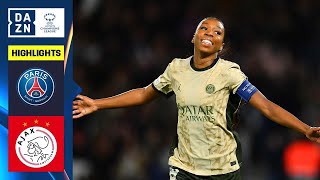 HIGHLIGHTS  PSG vs Ajax UEFA Womens Champions League 202324 Matchday 5 [upl. by Lundeen228]