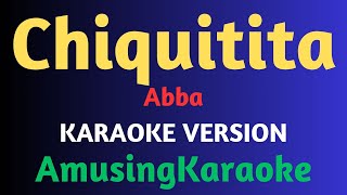 Chiquitita KARAOKE  Abba [upl. by Nelon234]