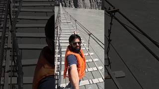 Hussaini Suspension Bridge Hunza Gilgit Baltistan Pakistan Hunza HussainiSuspensionBridge [upl. by Varden]