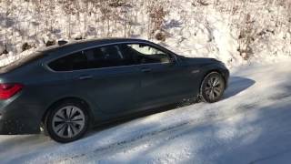 bmw f07 530d xdrive snow test [upl. by Brody]