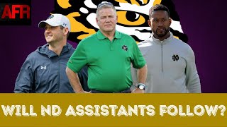 Will Notre Dame assistants follow Brian Kelly to LSU [upl. by Goldarina585]