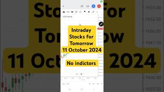 intraday stocks for tomorrow 11 october shorts stockmarket [upl. by Irrab]