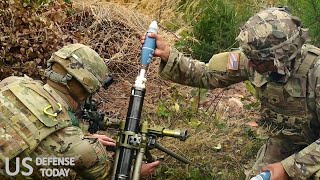 US Army Tests 60 mm Mortar with M224A1 Mortar System [upl. by Hsirap]