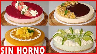 8 Postres SIN HORNO para VENDER y Ganar DINERO desde CASA Cheesecake RENTABLES elideli [upl. by Anieral773]