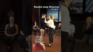 Random song Macarena dance choreography dancer kpop shortvideo spinchallenge funny [upl. by Corene469]