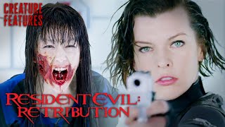 Alice Fights Off The Tokyo Outbreak  Resident Evil Retribution  Creature Features [upl. by Marketa]