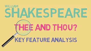 What do Thee and Thou mean and why does Shakespeare use them [upl. by Pegasus]