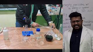 Class 12 Chemistry Practical  Volumetric titration of unknown KMnO4 with Mohr Salt [upl. by Nolrac]