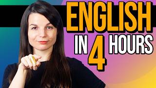 Learn English in 4 Hours  ALL the English Basics You Need [upl. by Helm310]