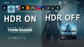 PS5 HDR OFF Vs ON Display Difference Graphics Comparison  ENABLE 4K HDR ON amp OFF  Playstation 5 [upl. by Itch]