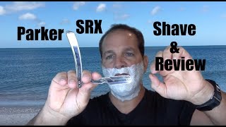 Parker SRX Shavette Razor Shave and Review [upl. by Urita]