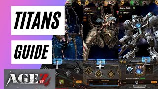 Age of Z Origins  Titans Guide [upl. by Anirehtac]