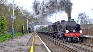 SR U Class 31806 On Main Line Test Run 5Z42 Storms Through Upwey On Friday 13th April 2018 [upl. by Anthea17]