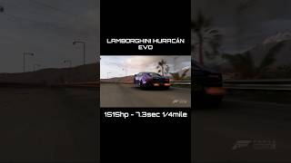 Lamborghini Huracán EVO  Forza Horizon 5 Drag Tune forzahorizon5 video ams automobile shorts [upl. by Tawney]