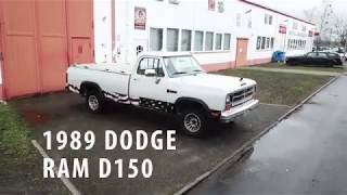 1989 Dodge RAM D150 I V8 318cui I Mopar for Sale [upl. by Nilahs323]