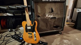 AWESOME TONE Demo of the new Harley Benton Keith Richards Micawber w a Marshall 1960 Lead cabinet [upl. by Kenn237]