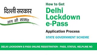 How To Apply e Pass Delhi Apply Lockdown in Delhi e Pass Curfew in Delhi [upl. by Kciremed772]