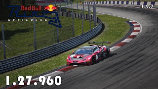 Assetto Corsa Competizione  Lambo Huracan GT3 EVO2  Red Bull RIng  127960 Hotlap  FREE Setup [upl. by Aicella563]