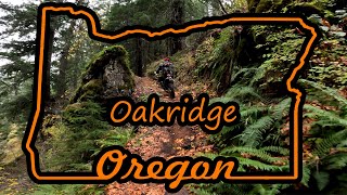 Oakridge Oregon Dirt bike single track at Huckleberry Flats OHV [upl. by Notterb208]