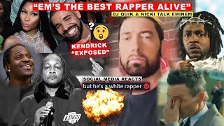 Nicki Minaj DJ Quik Mad Props to Eminem “Best Rapper Alive” Kendrick “EXPOSED” Drake Pusha T [upl. by Rolyt]