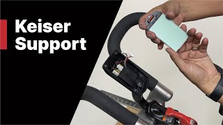 How to replace a Keiser M3M3i display computer screen [upl. by Robbie]