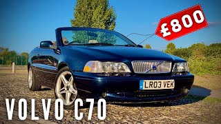 Volvo C70 cabriolet  my new open top cruiser for less than £1000 [upl. by Ived132]