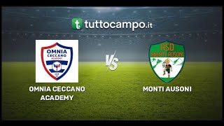 U17 OMNIA CECCANO Vs MONTI AUSONI [upl. by Kass296]