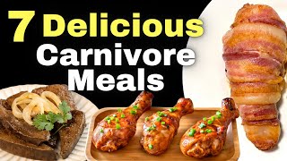 Carnivore Diet Meal Plan 7 Easy Meat Based Recipes [upl. by Kolnos108]