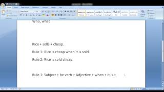 Quasipassive voice change rule amp example [upl. by Angelica]