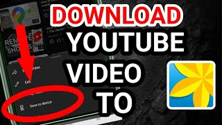 How to Download YouTube Videos to Your Phone Gallery Quick amp Easy [upl. by Naujed897]