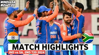 Full Highlights  India vs South Africa 2nd T20 Highlights 2024  IND vs SA 2nd T20 Highlights 2024 [upl. by Luy]