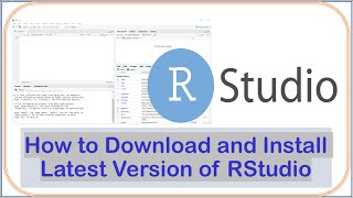 How to Download and install RStudio [upl. by Esinrahc519]