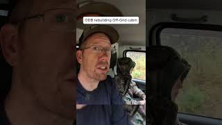 ODB rebuilding Off Grid cabin Pt1 outdoorsfamily viralvideo shortsvideo shorts outdoorcooking [upl. by Ekim]