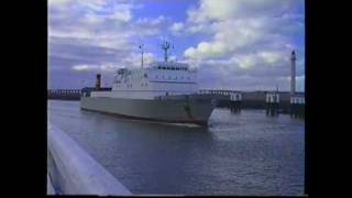 Oostende 1989  Ferry from Immingham  Cobelfret quotFuldatalquot [upl. by Eamanna]