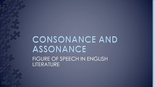 Consonance and assonance with examples figure of speech Urdu hindi explanation [upl. by Kingdon]