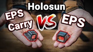 Holosun EPS vs EPS Carry Features Setup and Comparison [upl. by Reteid]