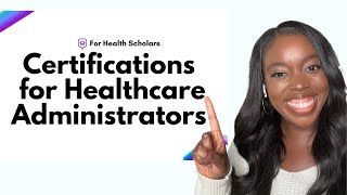 FHS06 Certifications That Can Help You Land Your 1stor Next Healthcare Administration Job [upl. by Bianchi530]