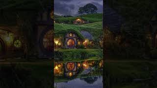 Hobbiton Shire Lord of the Rings  ASMR Rain amp Nature Sounds for Rest Relaxation amp Sleep [upl. by Burleigh]