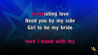 Everlasting Love  Carl Carlton KARAOKE [upl. by Mose]