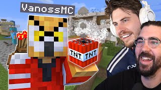 The BEST of Vanoss Crew MINECRAFT PRANKS  Nogla amp Terroriser REACT [upl. by Lilac]