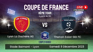 Coupe de France 8ème Tour  La Duchère vs Thonon Evian GG FC [upl. by Mylor191]