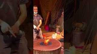 Making stove with solid wood handicraft woodworking woodart woodcarving [upl. by Ahsatsan806]