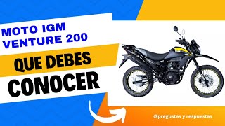 Moto IGM venture 200 win ¡todo lo que nesecitas saber [upl. by Joshi657]