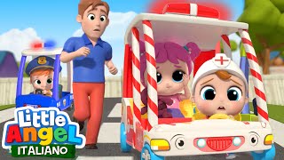 Le Ruote Dellambulanza Arrivano 🚑🚨 Cartoni Animati amp Canzoni Bambini  Little Angel Italiano [upl. by Caswell]