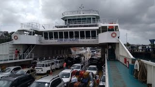 Travessia de Ferry Boat Zumbi dos Palmares Salvador  Ilha de Itaparica Bahia 13012016 [upl. by Eznyl809]